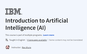 IBM AI course free online courses